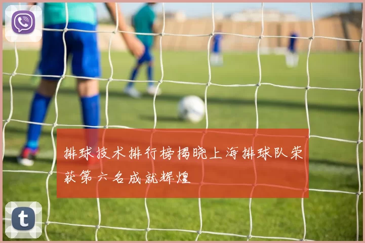 排球技术排行榜揭晓上海排球队荣获第六名成就辉煌