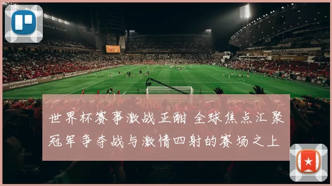 世界杯赛事激战正酣 全球焦点汇聚冠军争夺战与激情四射的赛场之上