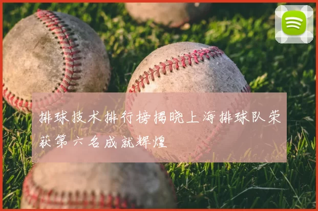 排球技术排行榜揭晓上海排球队荣获第六名成就辉煌